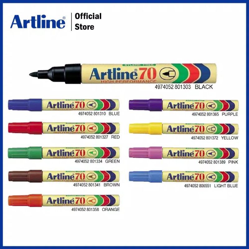 

Spidol ARTLINE Permanent Marker EK-70 per PCS