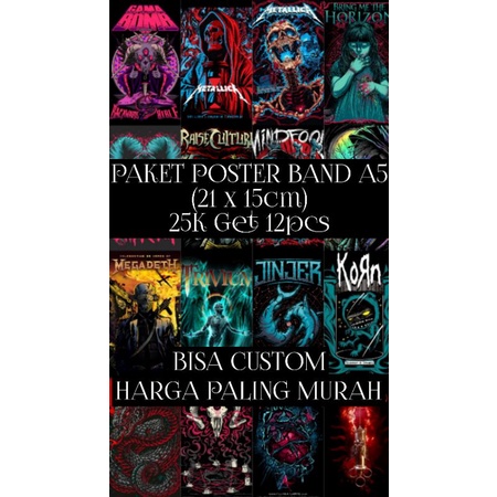 Jual Poster Dinding Band | Shopee Indonesia