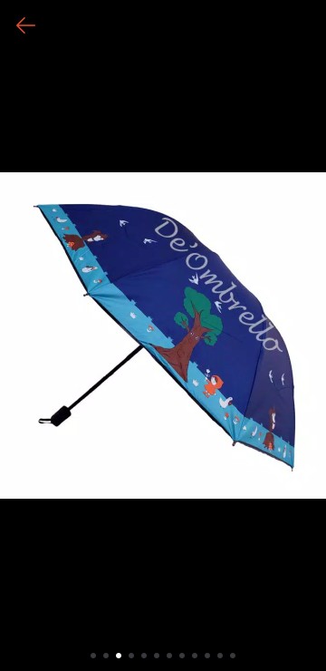 Payung Lpt 4 Fancy Motif Little Red Riding Hood Anti Uv