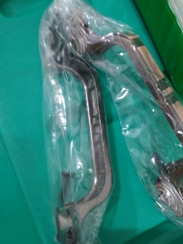Handle Tarikan Meja Laci Lemari Chrome Emas Antik