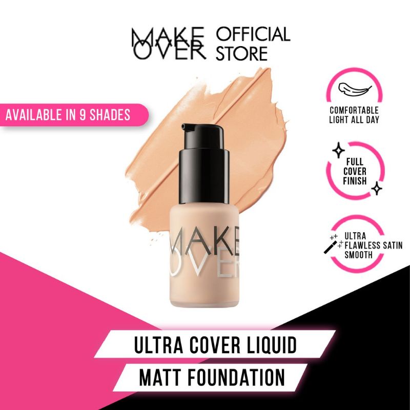 Make Over Ultra Cover Liquid Matt Foundation 33ML