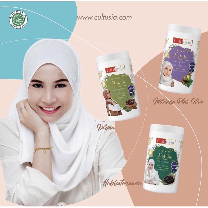 CULTUSIA CREAMBATH HIJAB 1000 ML