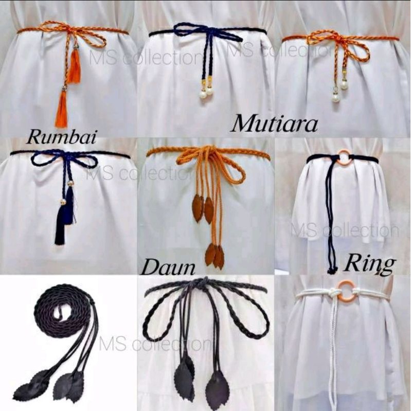 gesper cewek/gesper wanita/gesper tali kepang/tali dress/tali pinggang/tali baju/gesper mutiara/gesp