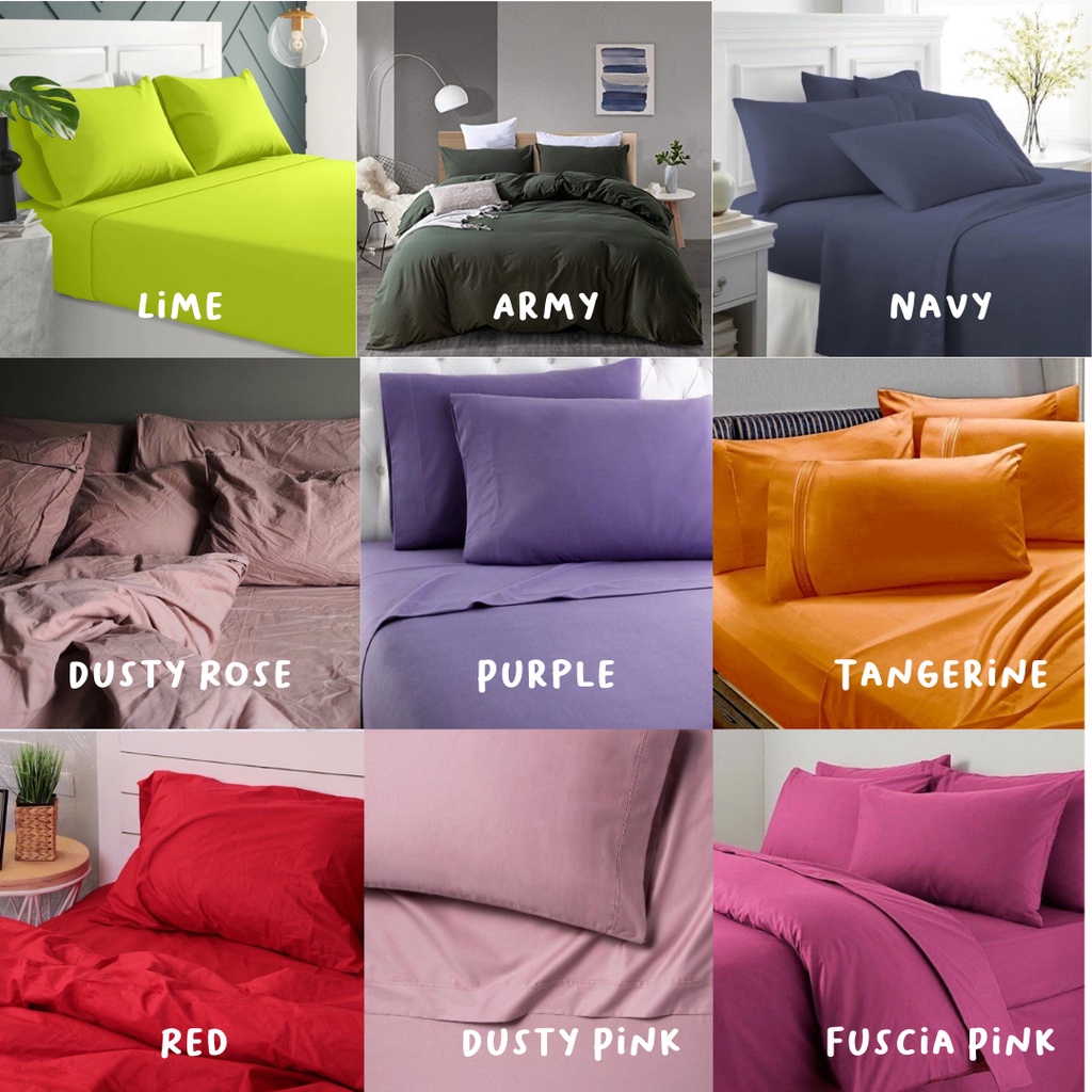 SPREI DISPERSE POLOS CUSTOM UKURAN 90/100/120/140/160/180/200 TINGGI 20/25/30/35/40