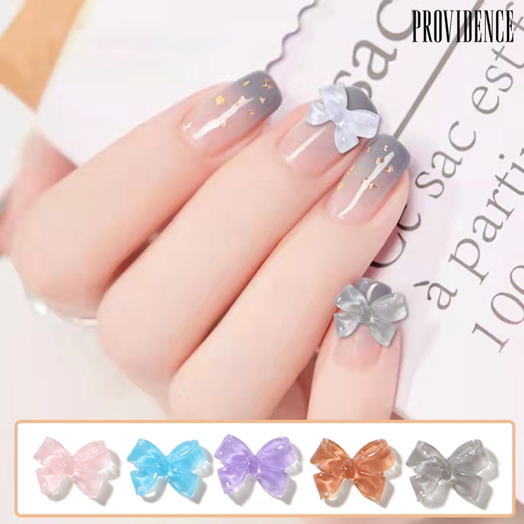 Providence 50pcs / Set Ornamen Pita Aurora 3d Glitter Untuk Dekorasi Nail Art