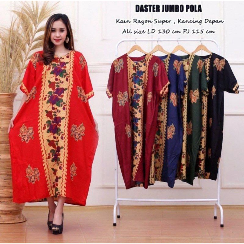 ECER DASTER JUMBO LD 130 CM / DASTER IBU UKURAN XXL /DASTER BUSUI /DASTERJUMBO MOTIF TERBARU / PAKAIAN WANITA-JUMBO ABSTRAK