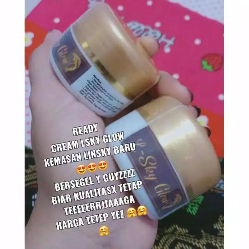 PAKET CREAM LSKY GLOW LINSKY ORIGINAL 1000%