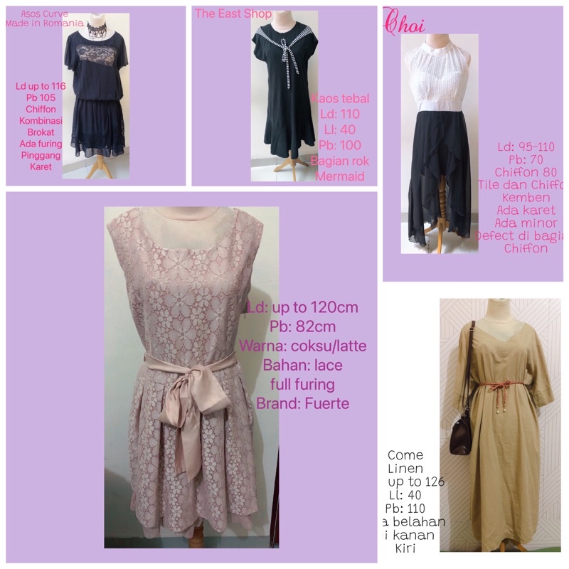 Preloved Big Size Dress