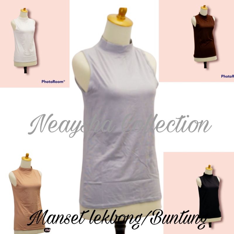 Manset buntung manset lekbong manset tanpa tangan Bahan Spandek Rayon Super