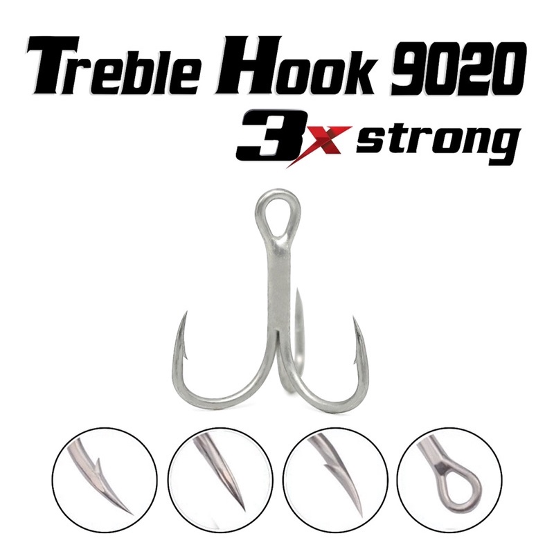 Treble hook 3 x strong