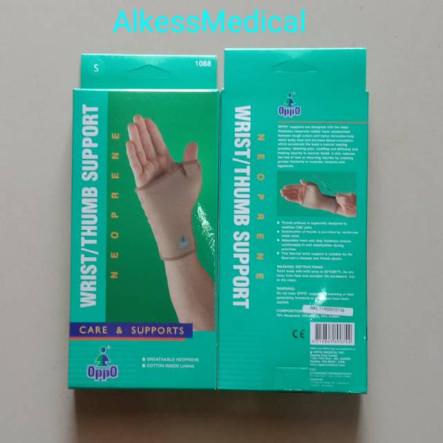 Wrist Thumb Support 1088/Dekker Pergelangan Tangan Dan Jempol