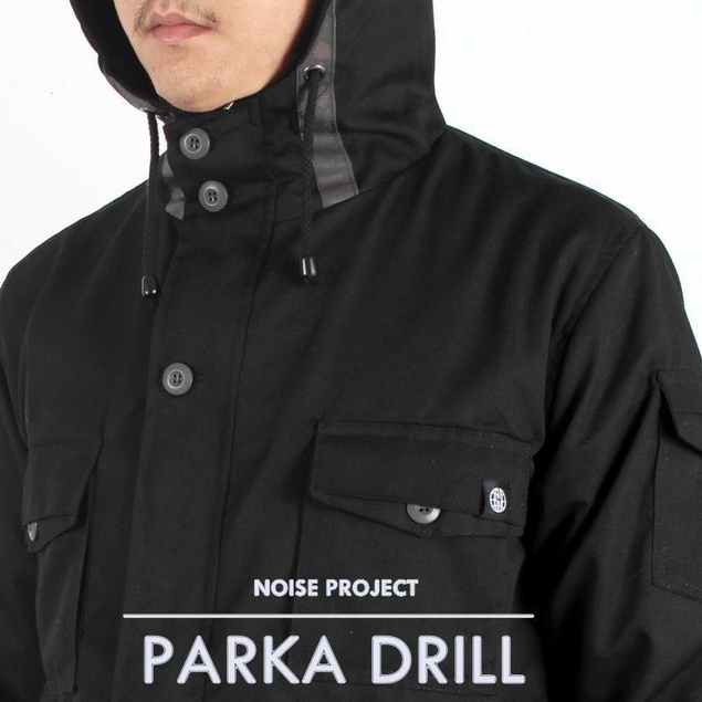 PARKA JACKET DRILL NOISE PROJECT ORIGINAL
