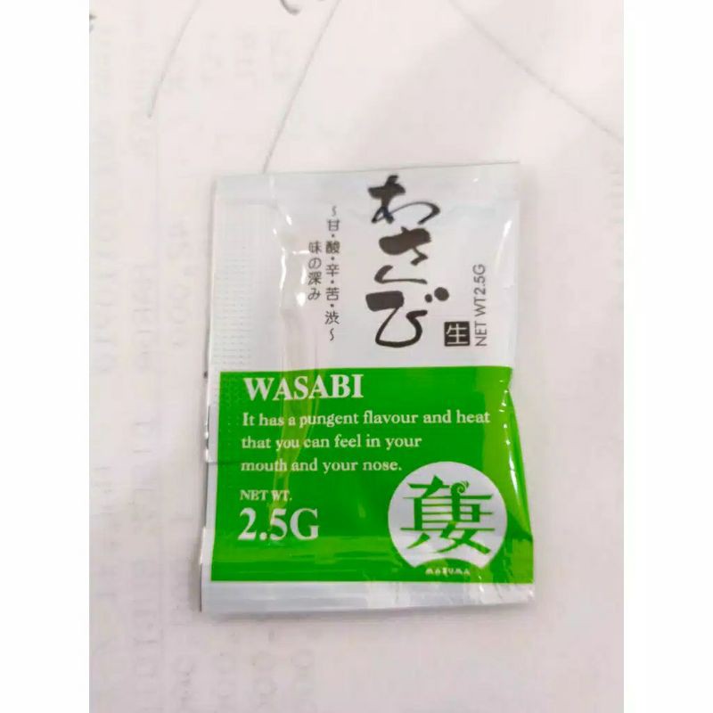 wasabi paste 2,5gr