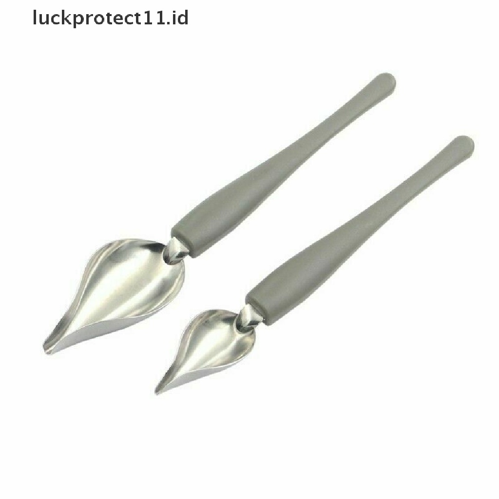 2pcs Pensil Saus Bahan Stainless Steel Untuk Koki