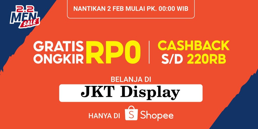 Toko Online JKT Display Shopee Indonesia