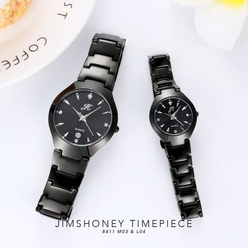 JIMS HONEY JAM TANGAN COUPLE PRIA WANITA JT 8411 (FREE BOX+BATERAI)