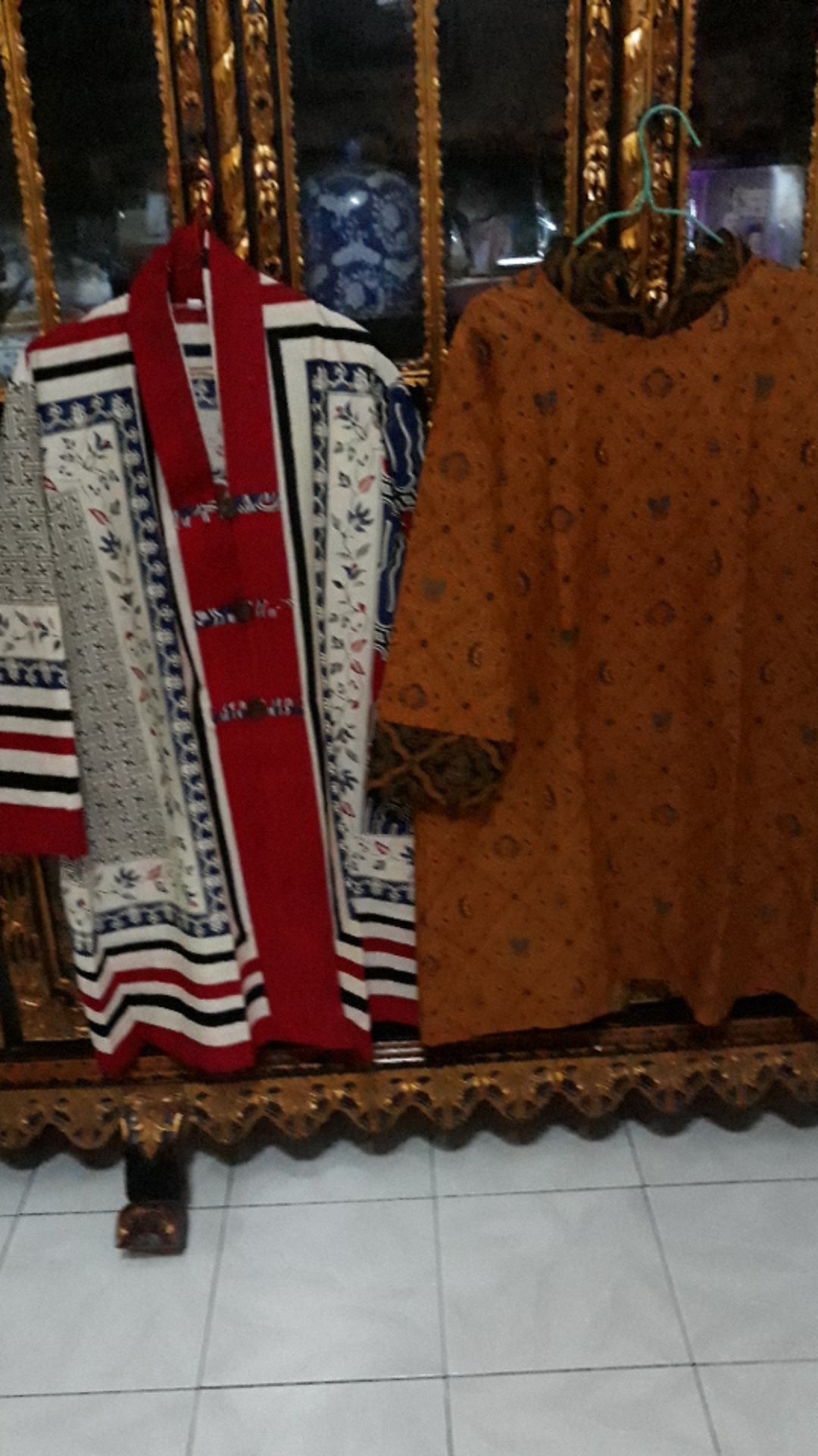 Tunik Jumbo Batik Sogan Solo  | Dress Batik Sogan Asli Solo Xxl Xxxl