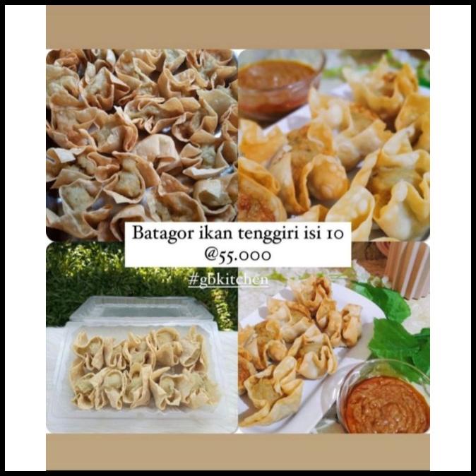 

Batagor Goreng Ikan Tenggiri Bumbu Kacang Isi 10