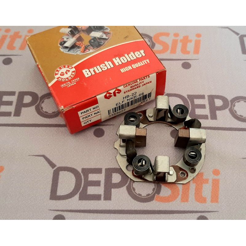 BRUSH HOLDER STARTER NKR 66 ELF CARBON ARANG  DINAMO
