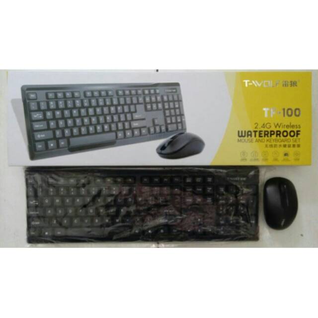 KEYBOARD + MOUSE WIRELESS TWOLF TF100