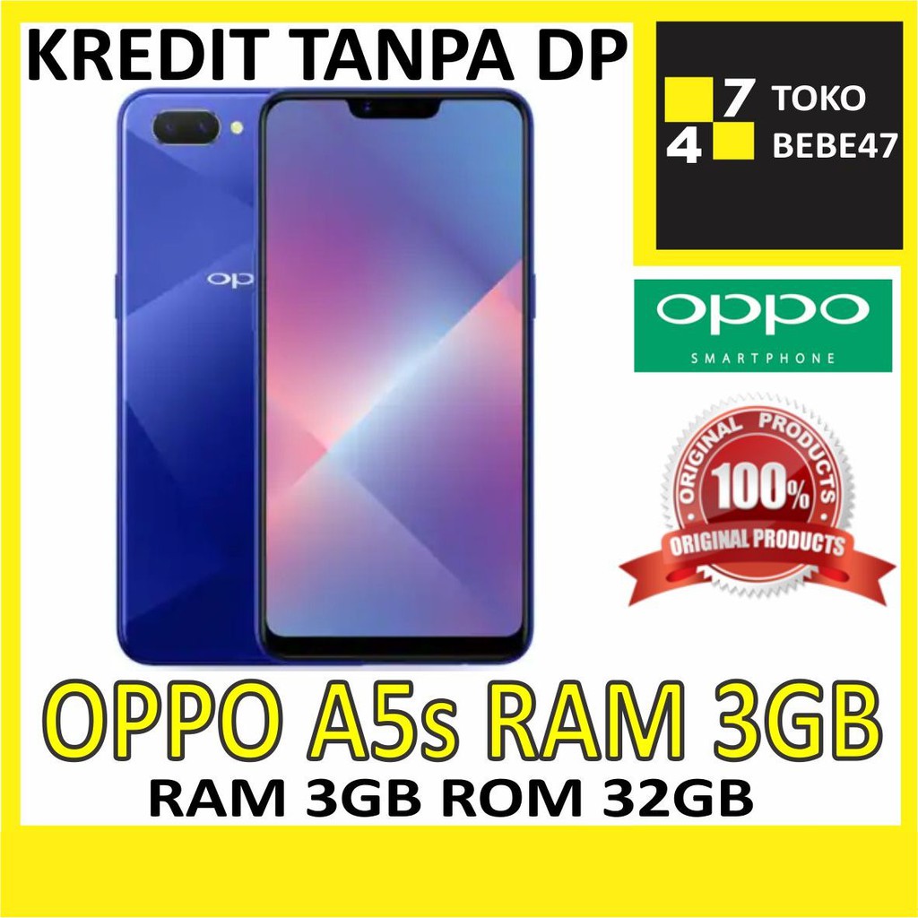 OPPO A5S RAM 3GB ROM 32GB GARANSI RESMI OPPO INDONESIA