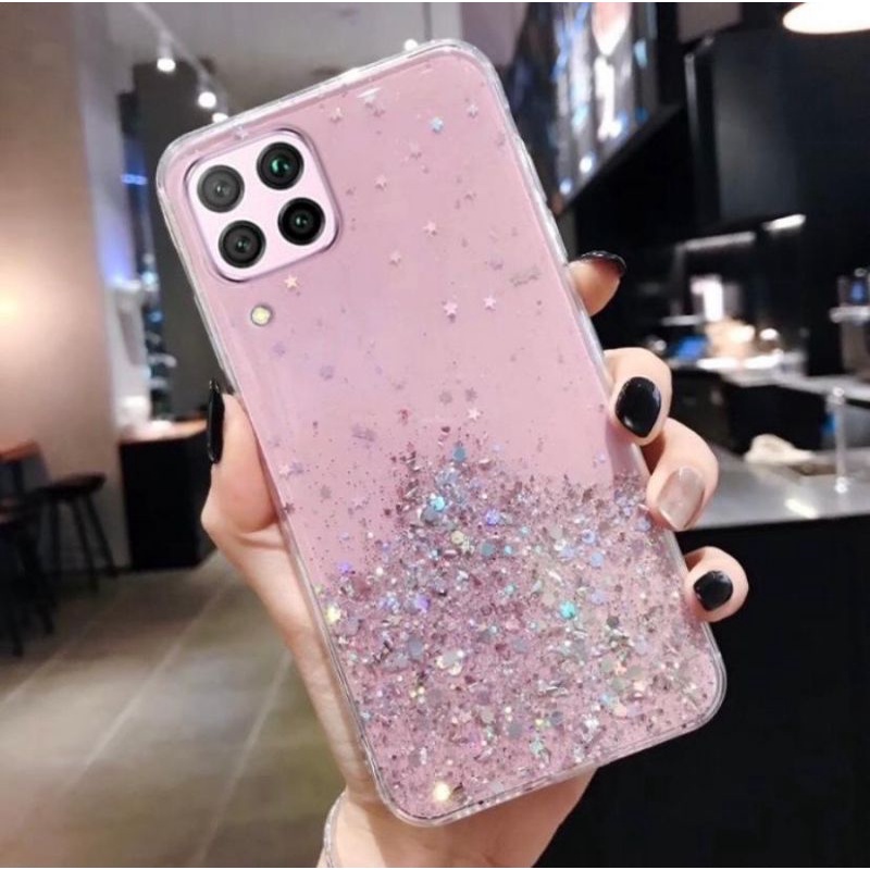 Samsung Galaxy M62/F62 A02S A03S A03 A03 Core A34 5G A54 5G Casing Soft Case Tpu Bahan Premium Glitter Glossy