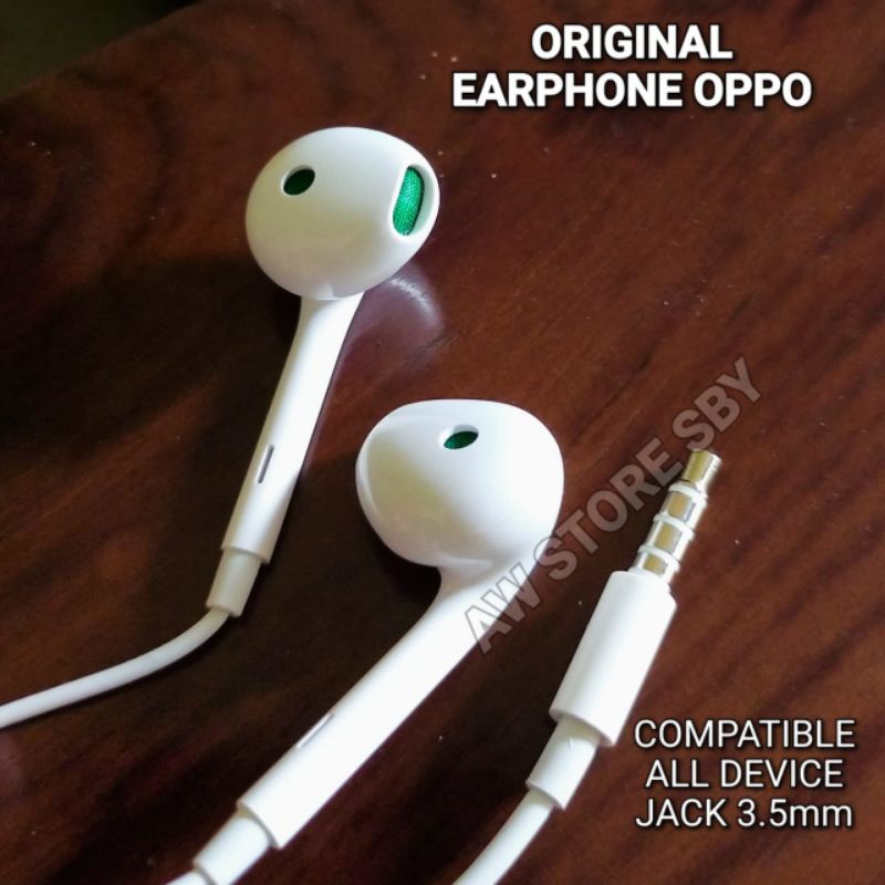 R19 EARPHONE OPPO BASS STEREO HEADSET OPPO A7 A3S A5S F9 F11 PRO A31 A53 A52 A92 RENO 2 2F RENO 3