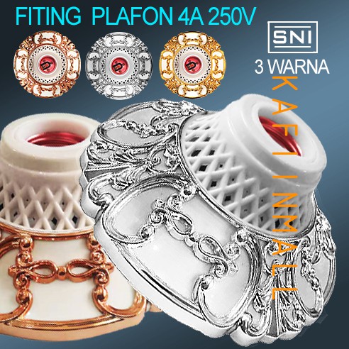 fitting lampu plafon/fitting hias/fitting lampu plafon hias/fitting lampu hias