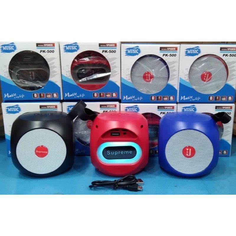 SPEAKER MUSIK HIGH POWER OUTDOOR BT SPEAKER PK-500 / SPEAKER MUSIC MOBILE MULTIMEDIA / SPEAKER MUSIK PK-500