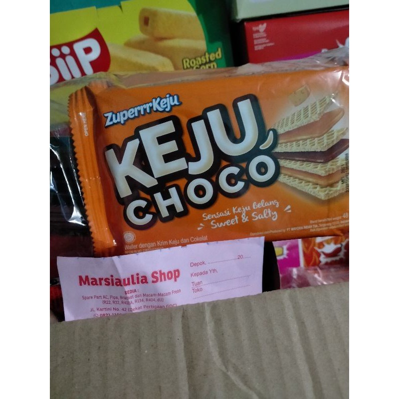 

Zuperrr keju susu keju choco 10pcs Promo free 5 wafer roma zuperr keju