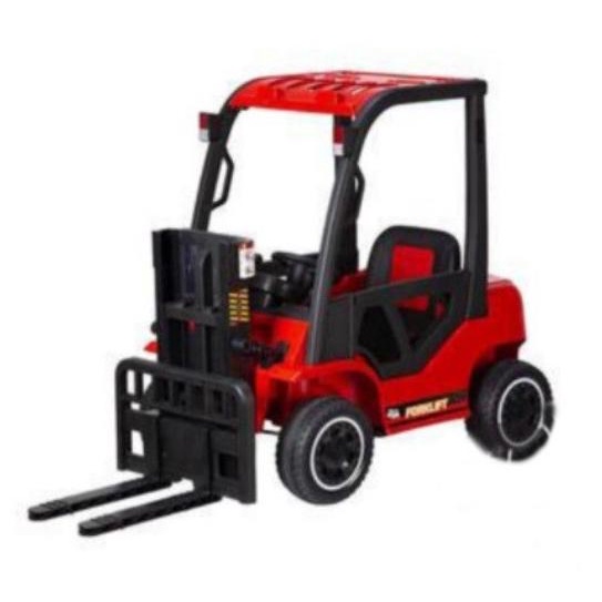 Mainan Anak Mobil Aki Yukita 08 Forklift Truk Angkat Barang Remote Rc