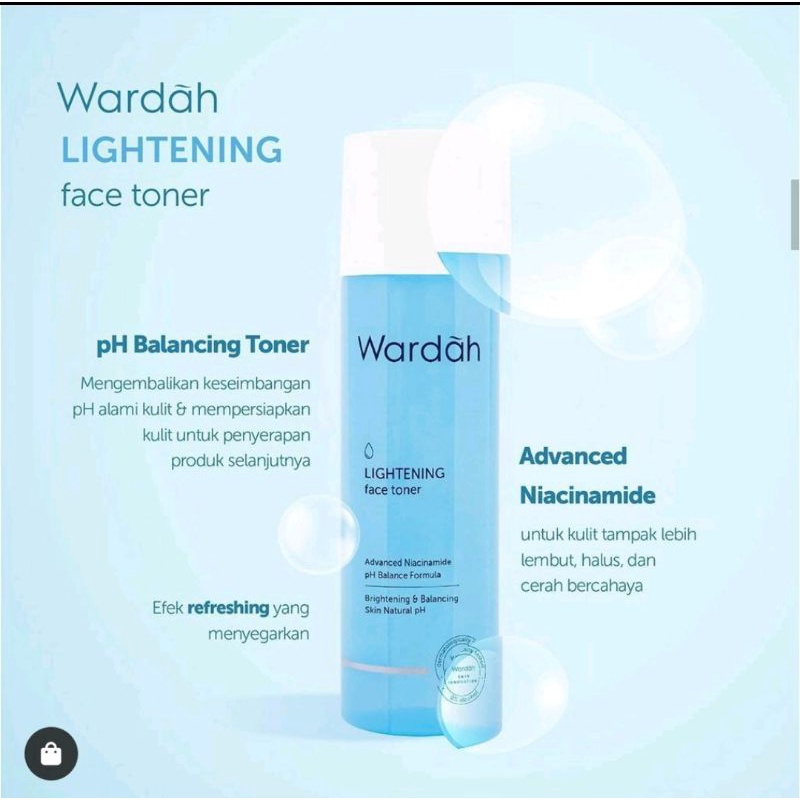 toner wardah/pembersih wajah
