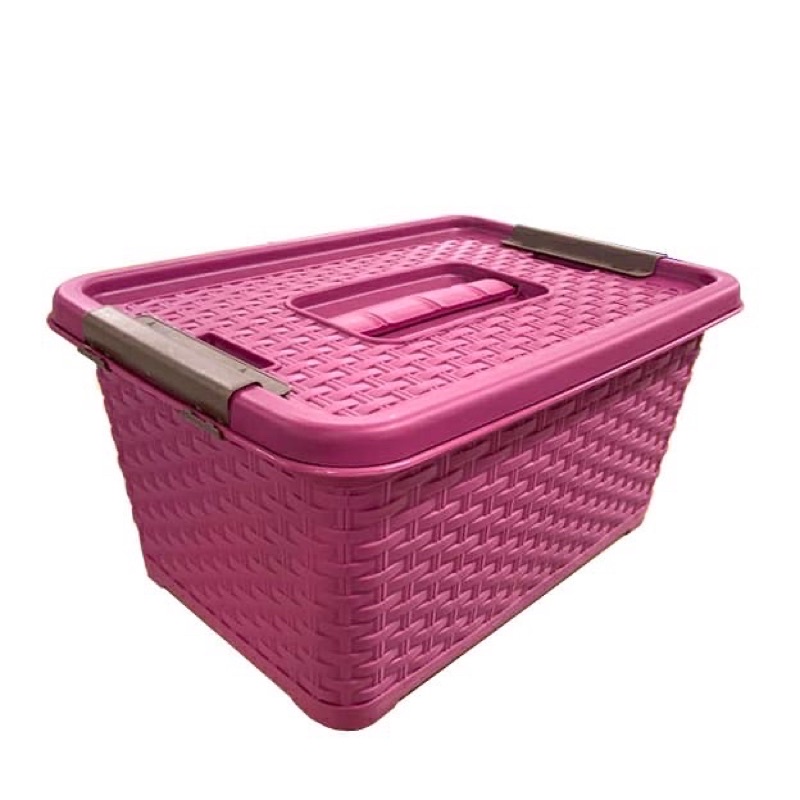 Storage Box Serbaguna, Merek: LOJI, Model: HX 0018130, Ukuran: Small (Panjang 28 cm x Lebar 20 cm x 