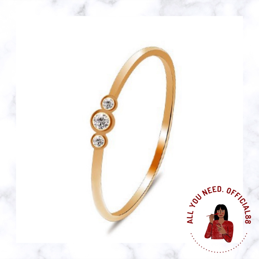 ✿AYN✿K34 Cincin Mutiara Gaya Simple Untuk Wanita