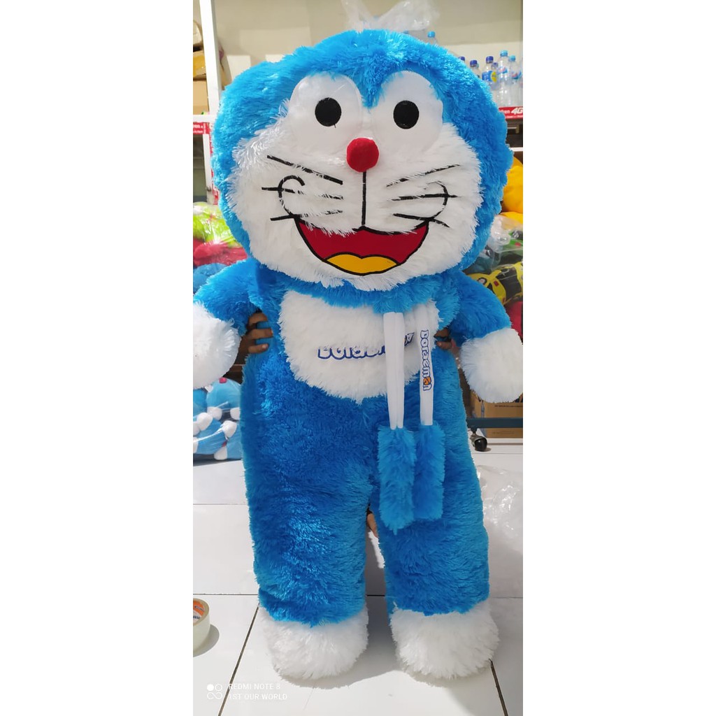Boneka Doraemon 90-95cm - Doraemon Jumbo - Doraemon Syall Toys SNI Doraemon Bordir Super Jumbo