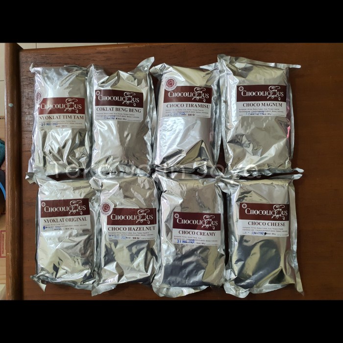 

Bubuk Minuman CHOCOLUCIUS All Varian | Bubuk Coklat | Bubuk Cappucino | Minuman Coklat Terlaris