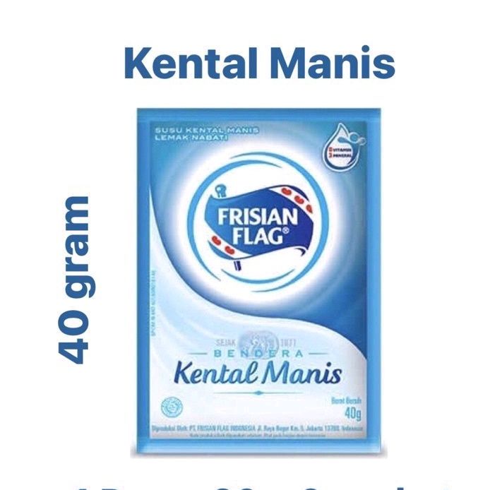 

Susu Bendera Kental Manis Putih Sachet |