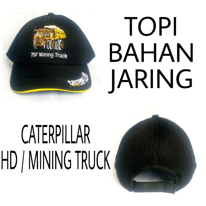Topi Jaring Caterpillar