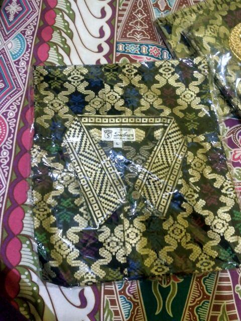 Seragam Batik Prada Hem Kemeja Batik Prada