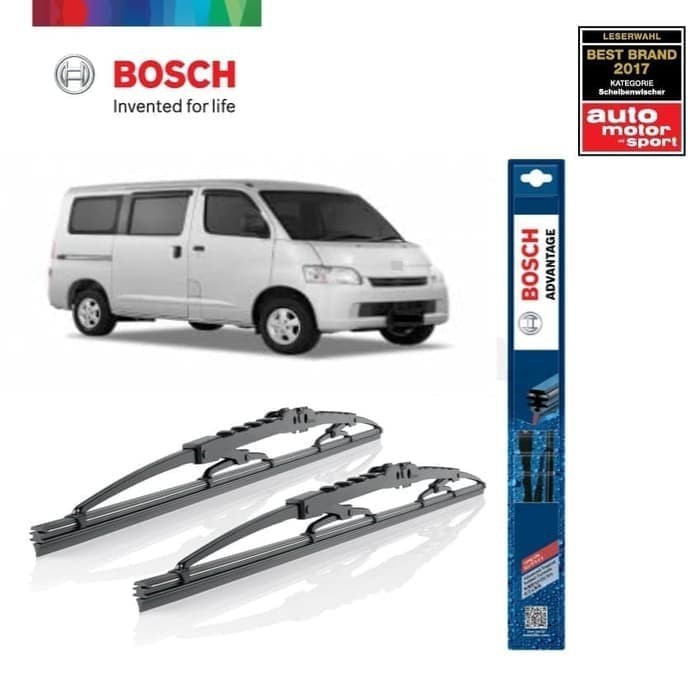 Wiper Blade Grandmax BOSCH Sepasang Advantage 16-20&quot; ORIGINAL