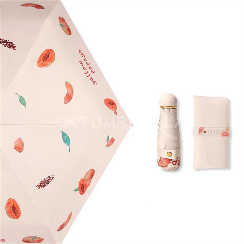 Payung lipat Dompet / Payung Mini Premium / Payung Dompet Import Motif Buah