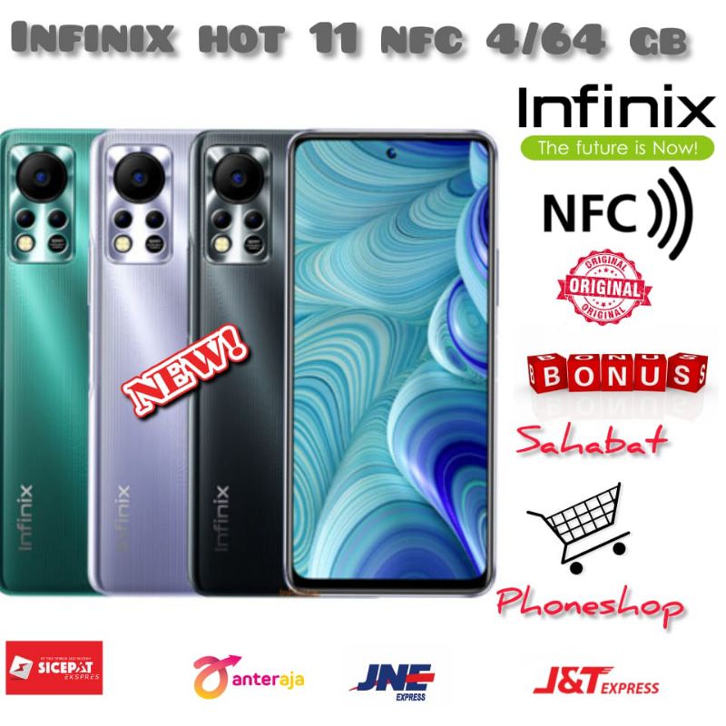 INFINIX HOT 11s NFC RAM 4/64 GB