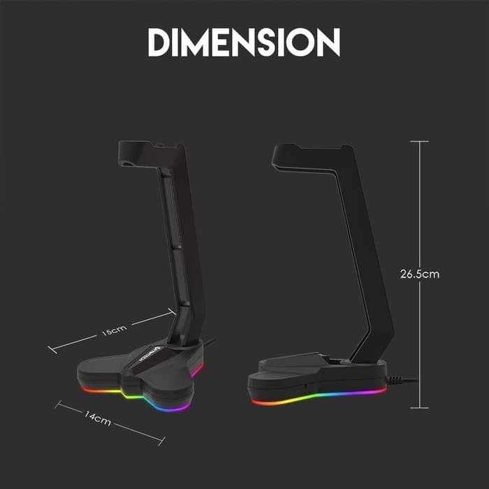 Fantech TOWER AC3001s Headset Stand Gaming RGB