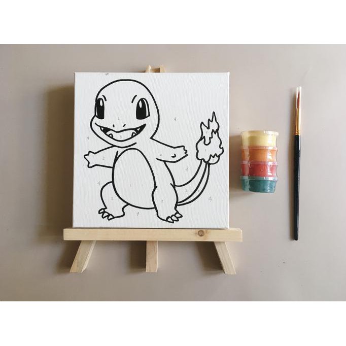 

New! Charmander / Paint By Number / Art Set Pokemon Terpercaya