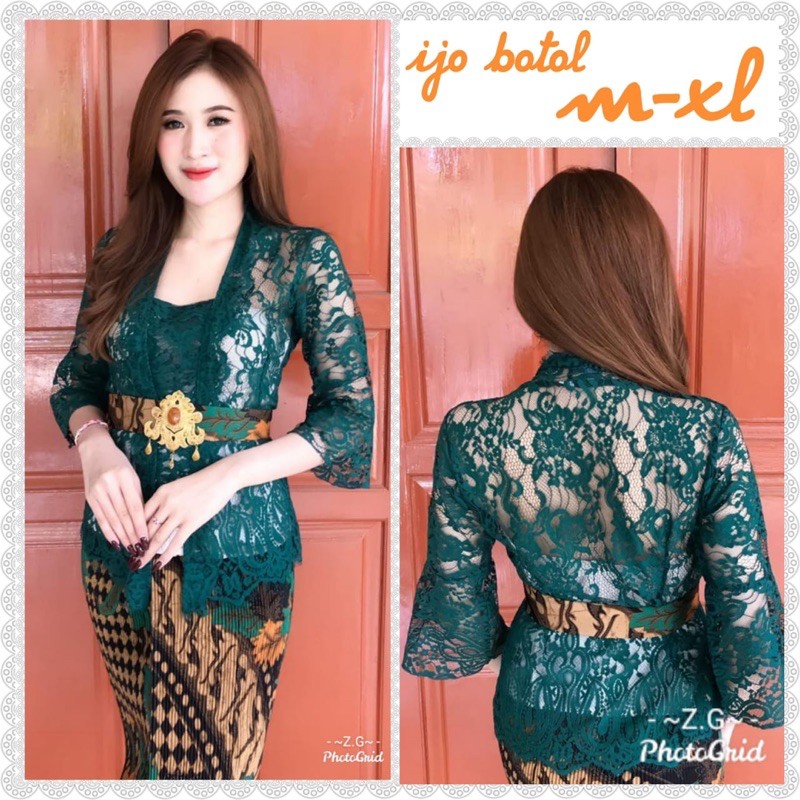 Kebaya jadi semi italy trompet premium