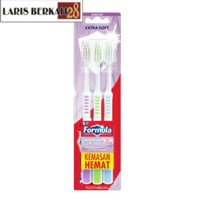 Formula Sikat Gigi Sensitive Flex pack Extra Soft  3s