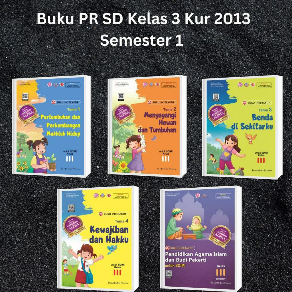 Buku PR/LKS Tematik SD Kelas 3 Tema 1 2 3 4 Intan Pariwara Kur 2013 Semester 1 Th 2023