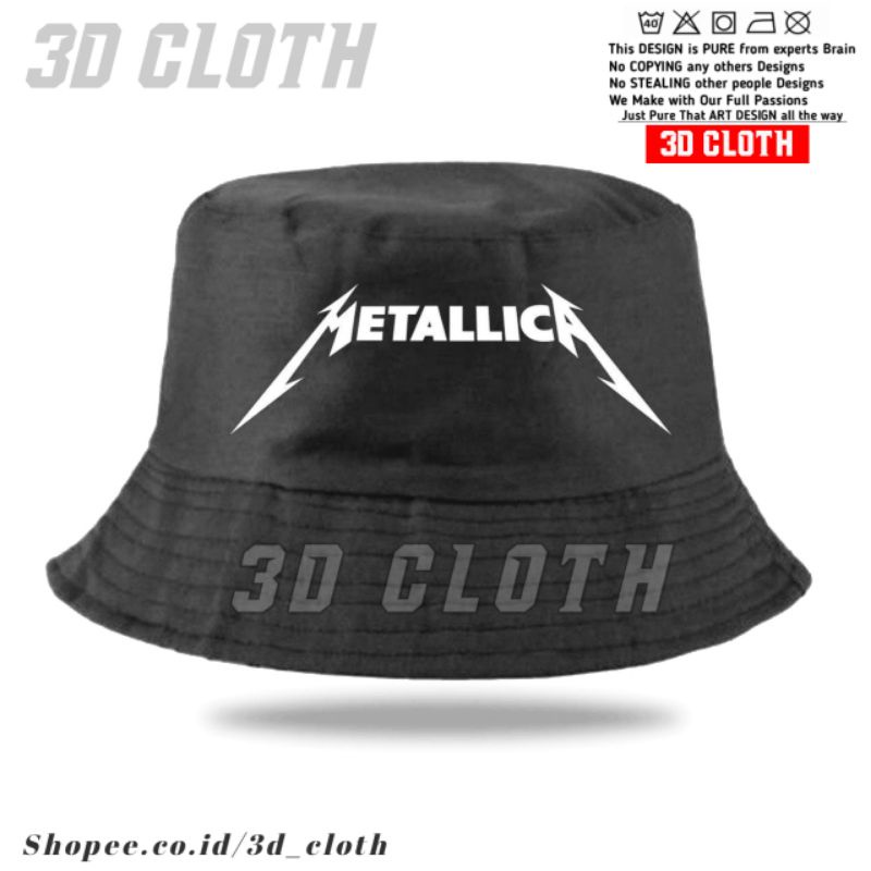 Topi Metallica Bucket - Bucket Hat Metallica
