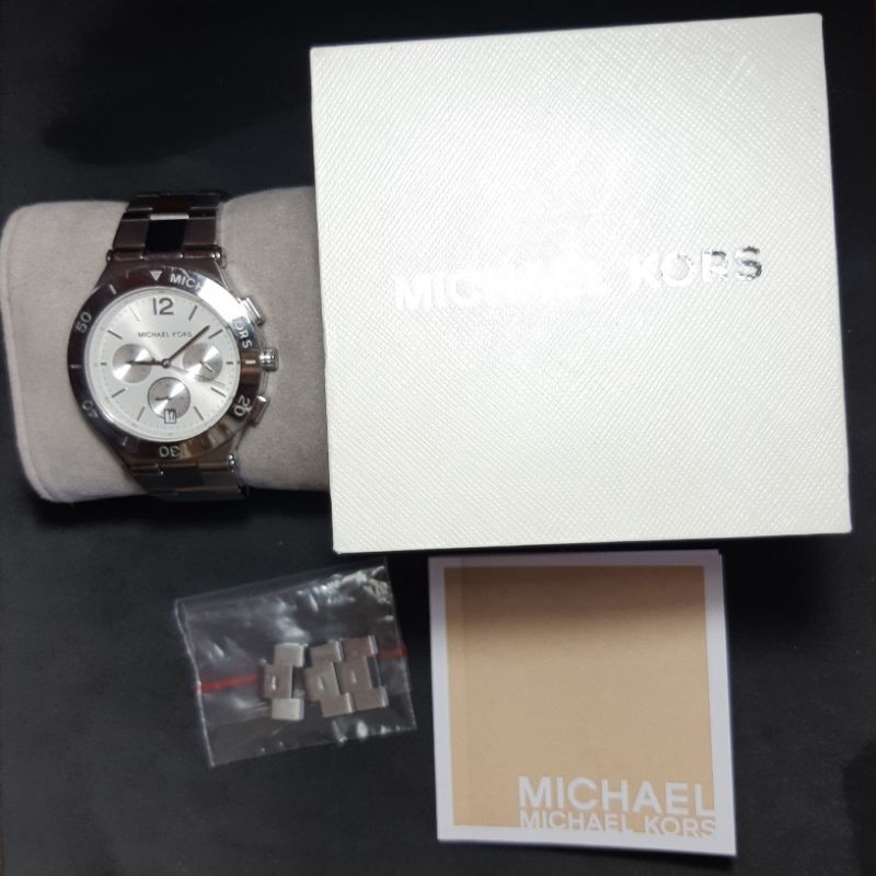 PRELOVED Very Good Condition : Ladies Michael Kors Wyatt Chronograph Watch MK5932