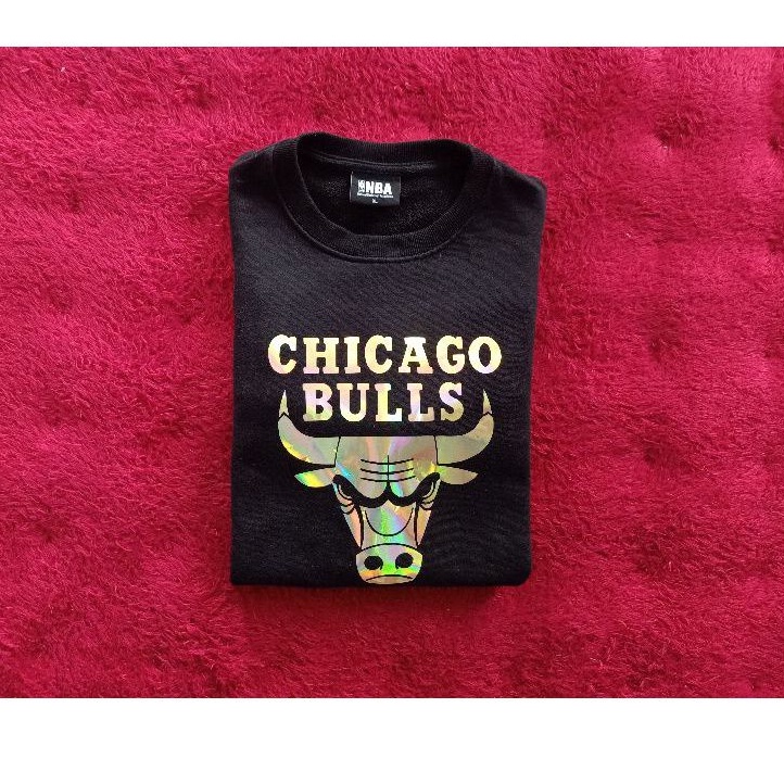Crewneck Chicago Bulls Gold second Full Tag